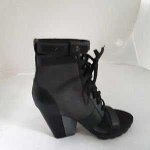 Tsubo open toe combat boots